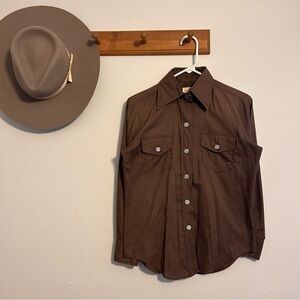 Vintage Cos Cob Permanent Press Button-Up Shirt Size 12